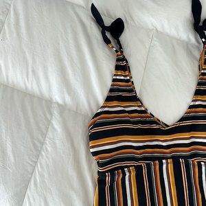 Striped Tankini Top
